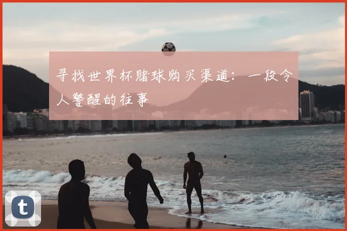 寻找世界杯赌球购买渠道：一段令人警醒的往事
