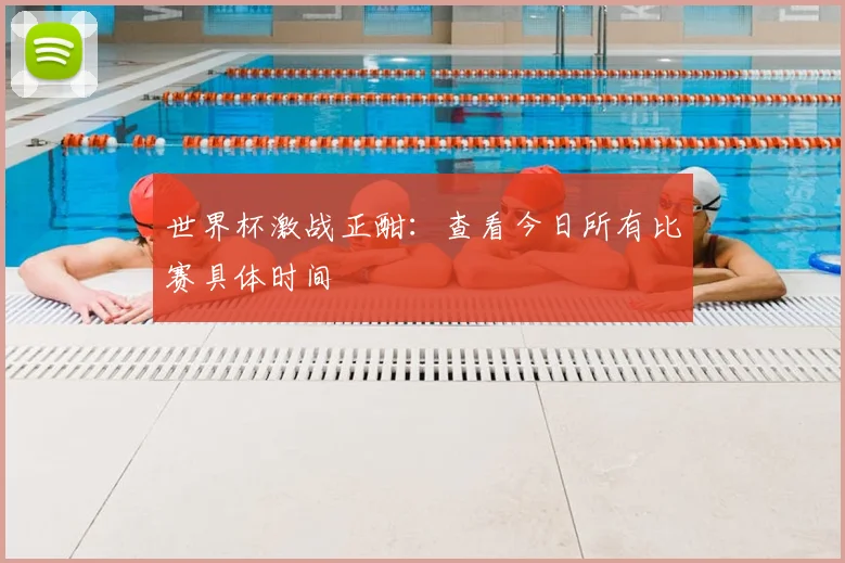 世界杯激战正酣:查看今日所有比赛具体时间