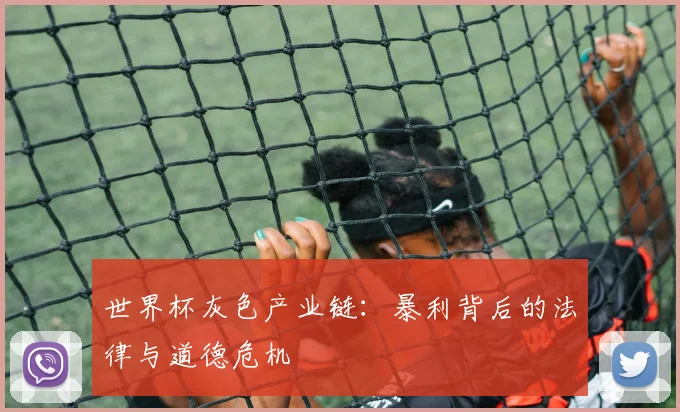 世界杯灰色产业链:暴利背后的法律与道德危机